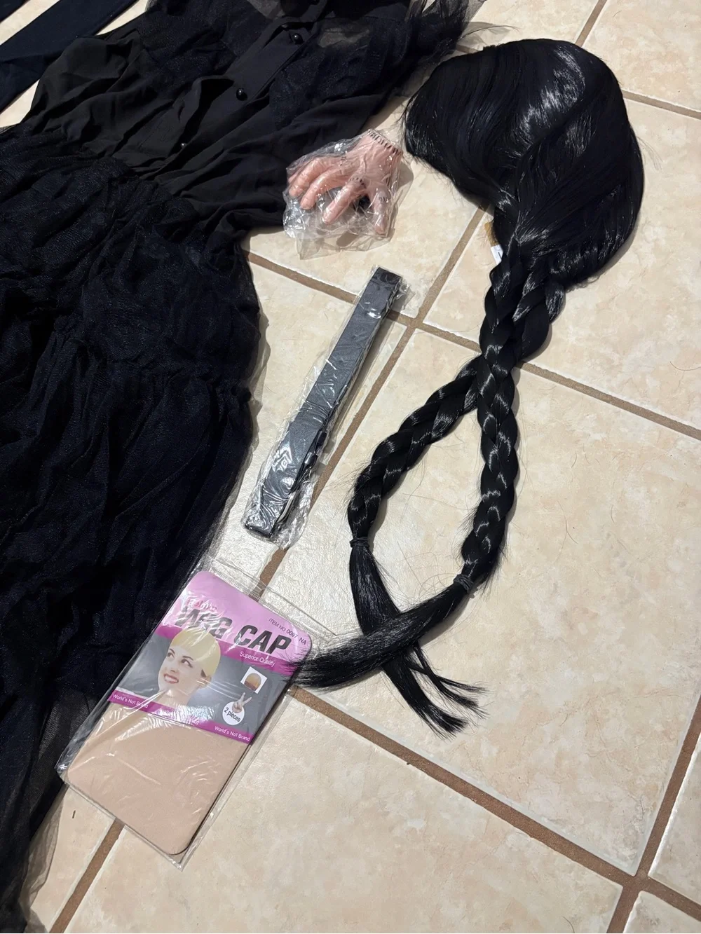 Wednesday Addams Costume Size (9/10) 160cm height Girl
